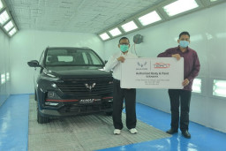 Tambah Kemudahan Layanan Purnajual di Surabaya, Wuling Gandeng Tekno Body Repair