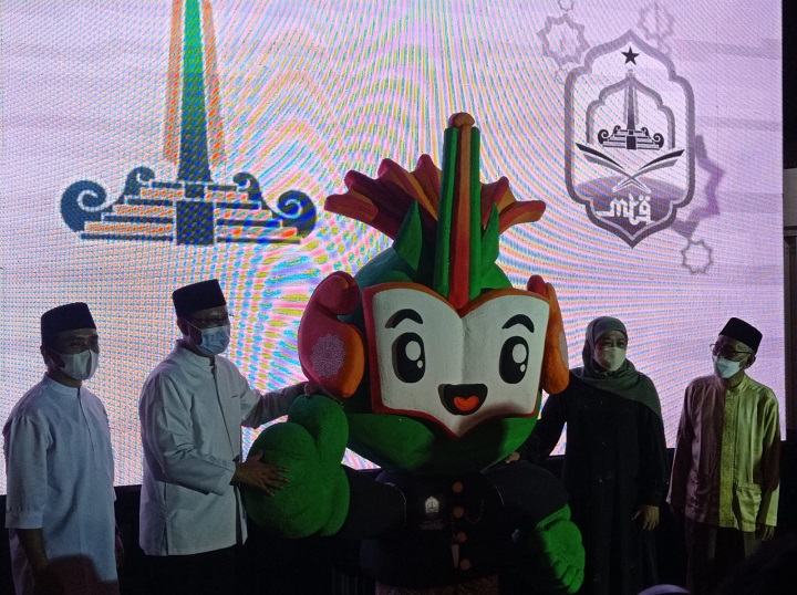 Launching Logo dan Maskot MTQ- XXX- 2023, di Gedung Harmoni, Kota Pasuruan, Selasa (07/06/22) malam. 