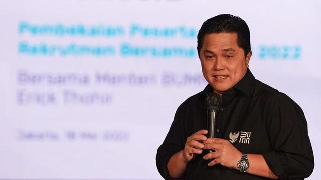 Menteri BUMN Erick Thohir. Foto: Kementerian BUMN.