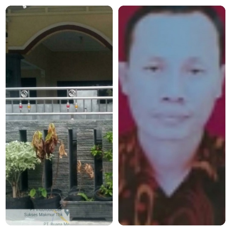 Foto Mahmud dan tempat praktek perawat.