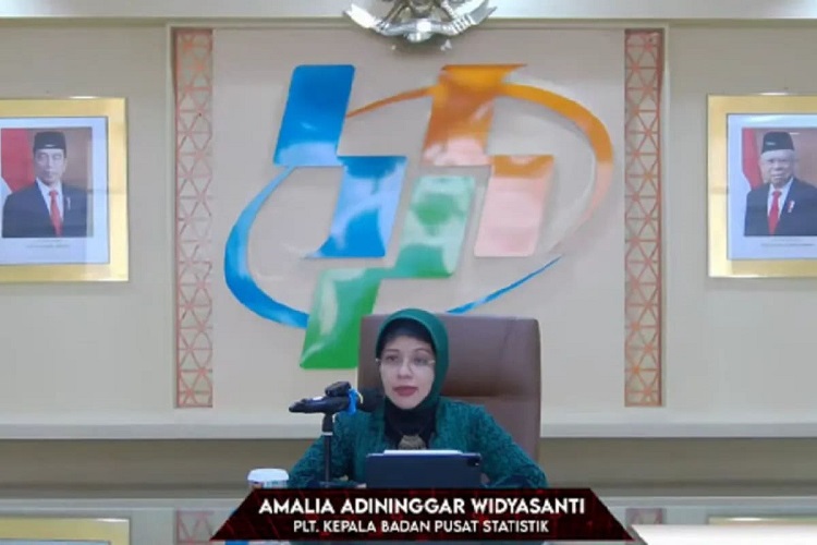 Plt Kepala BPS Amalia Adininggar Widyasanti