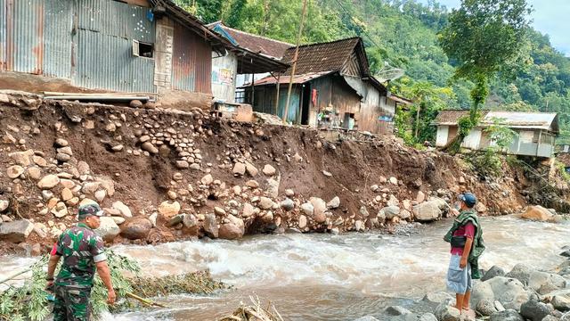 Kawasan terdampak banjir di Kabupaten Situbondo.