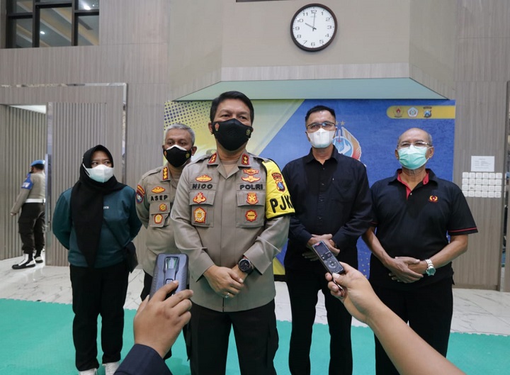 Kapolda saat memberikan sambutan. SP/Her