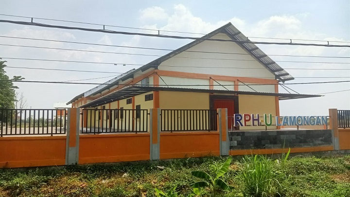 Inilah wujud Rumah Potong Hewan (RPH) Unggas yang tengah ditangani dugaan korupsinya oleh Kejari Lamongan. SP/MUHAJIRIN