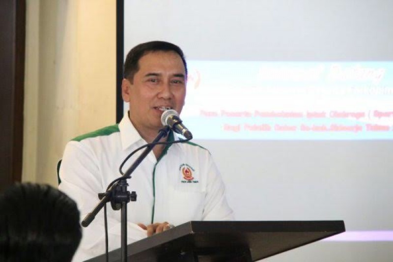 Ketua KONI Sidoarjo, M Franki Efendi. Foto: Diskominfo Jatim.