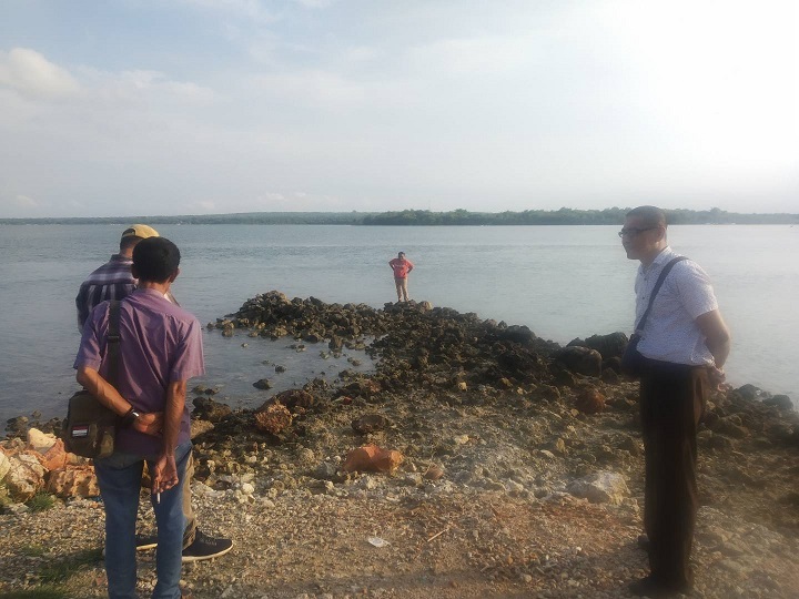 Pelabuhan TUKS di Gresik Putih Kec. Kalianget Kab. Sumenep, diduga tak mengantongi izin. SP/Ainur Rahman