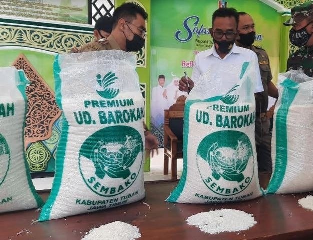 Pengecekan beras program BPNT