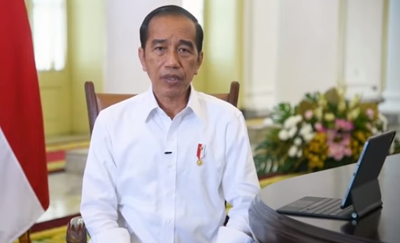 Presiden Jokowi di Istana Kepresidenan Bogor seperti dalam video yang diunggah di kanal YouTube Sekretariat Presiden, Selasa sore kemarin (17/5/2022).