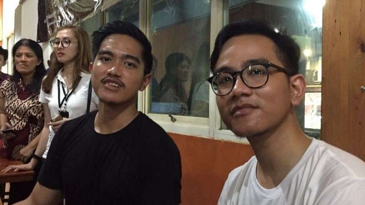 Kaesang dan Gibran Rakabuming.