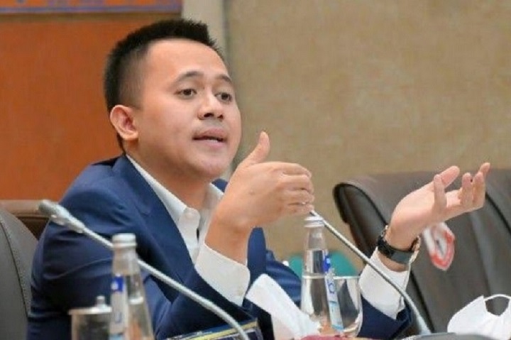 Mufti Anam saat melakukan dengar pendapat antara Komisi VI DPR RI dengan Menteri Perdagangan di gedung DPR.