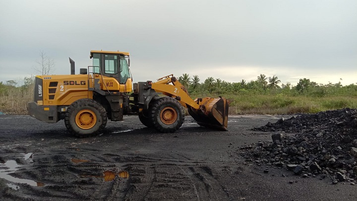 Lokasi penambangan batubara illegal yang diungkap oleh tim Subdit 4 Dittipiter Bareskrim Polri, Februari 2022 lalu.