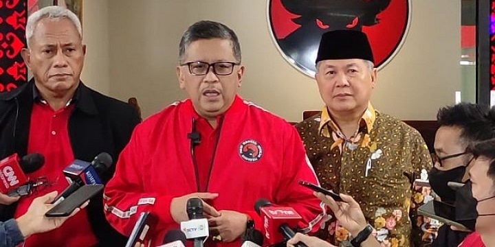 Sekjen PDIP Hasto Kristiyanto menjelaskan persiapan Rakernas II PDIP yang akan digelar mulai Selasa 21 Juni hingga Kamis 23 Juni 2022.
