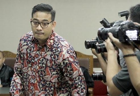 Raden Brotoseno saat menjalani sidang tuntutan atas dirinya di pengadilan Tipikor, Jakarta, pada Rabu (18 Mei 2017) lalu. 