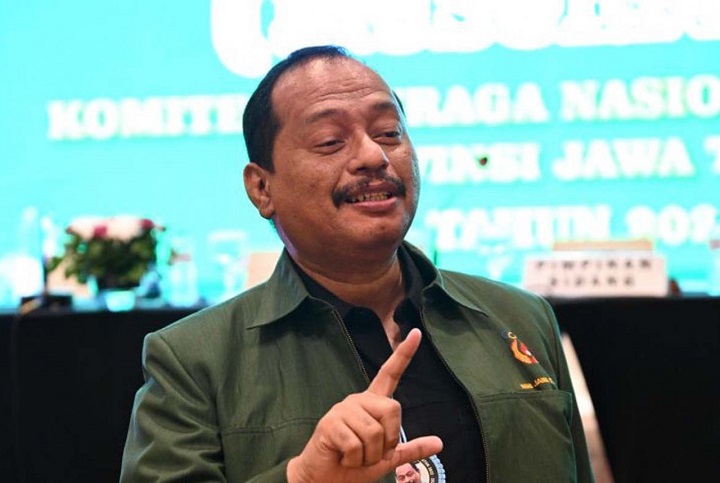 Ketua Umum KONI Jatim baru Drs. Mohammad Nabiel