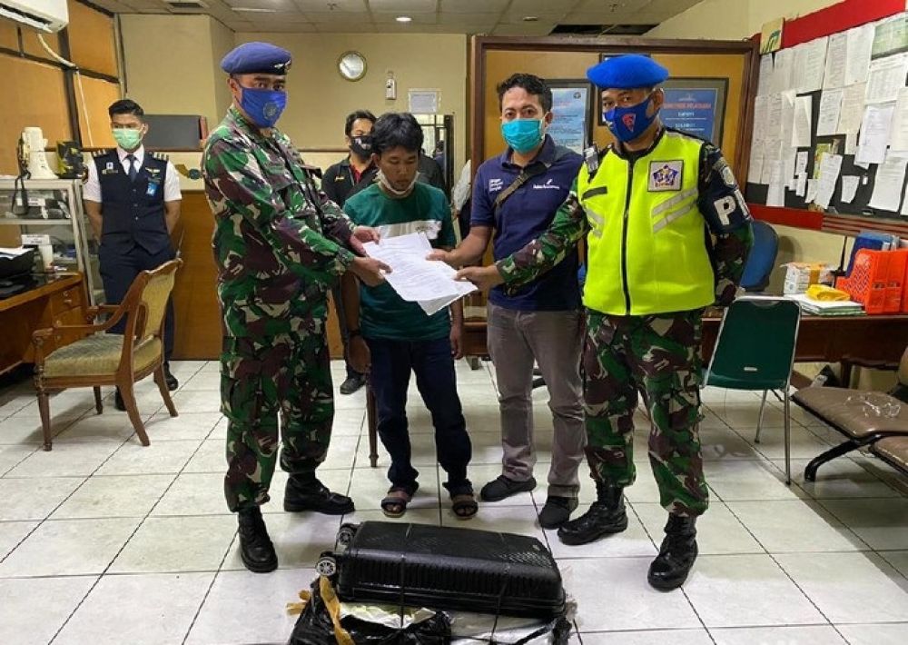 Rilis kasus penyelundupan bibit lobster.SP/decom