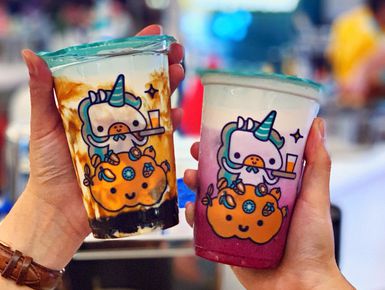 Salah satu varian rasa minuman unik kokumi berlogo Unicorn. SP/ SBY