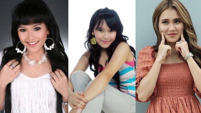 Foto Transformasi Ayu ting-ting dari dulu hingga sekarang. SP/ Desy