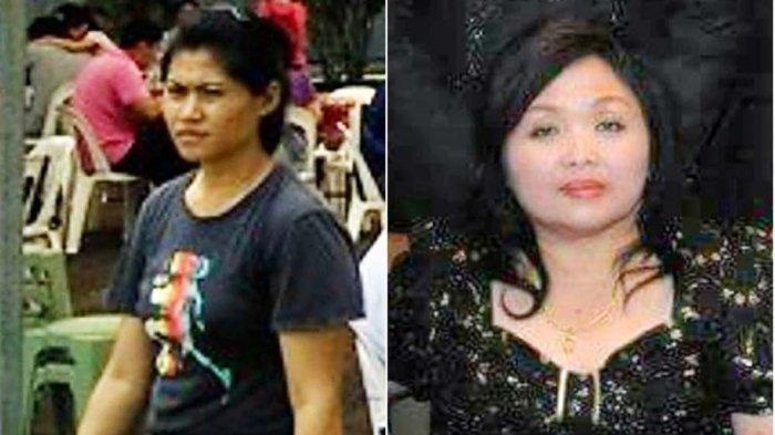 Daryati (kiri), TKW yang bunuh majikannya sendiri,  Seow Kim Choo (kanan) di Singapura.