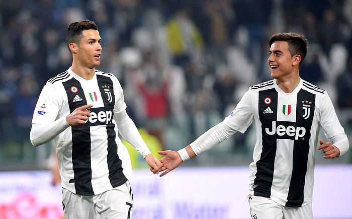 Cristiano Ronaldo dan Paulo Dybala.