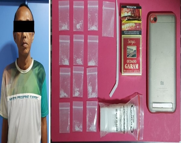 Kolase pelaku dan barang bukti yang berhasil diamankan. SP/Ari