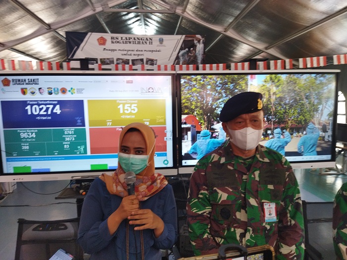 Dokter Spesialis Patologi Klinis sekaligus Dokter Penanggung Jawab Pasien (DPJP) RSLI dr Fauqa Arinil Aulia. SP/Semmy Mantolas