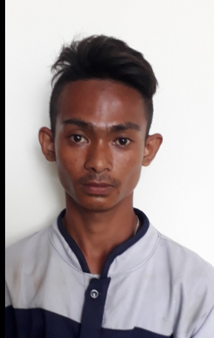 Tersangka pengedar sabu MES. SP/ M. AIDID 