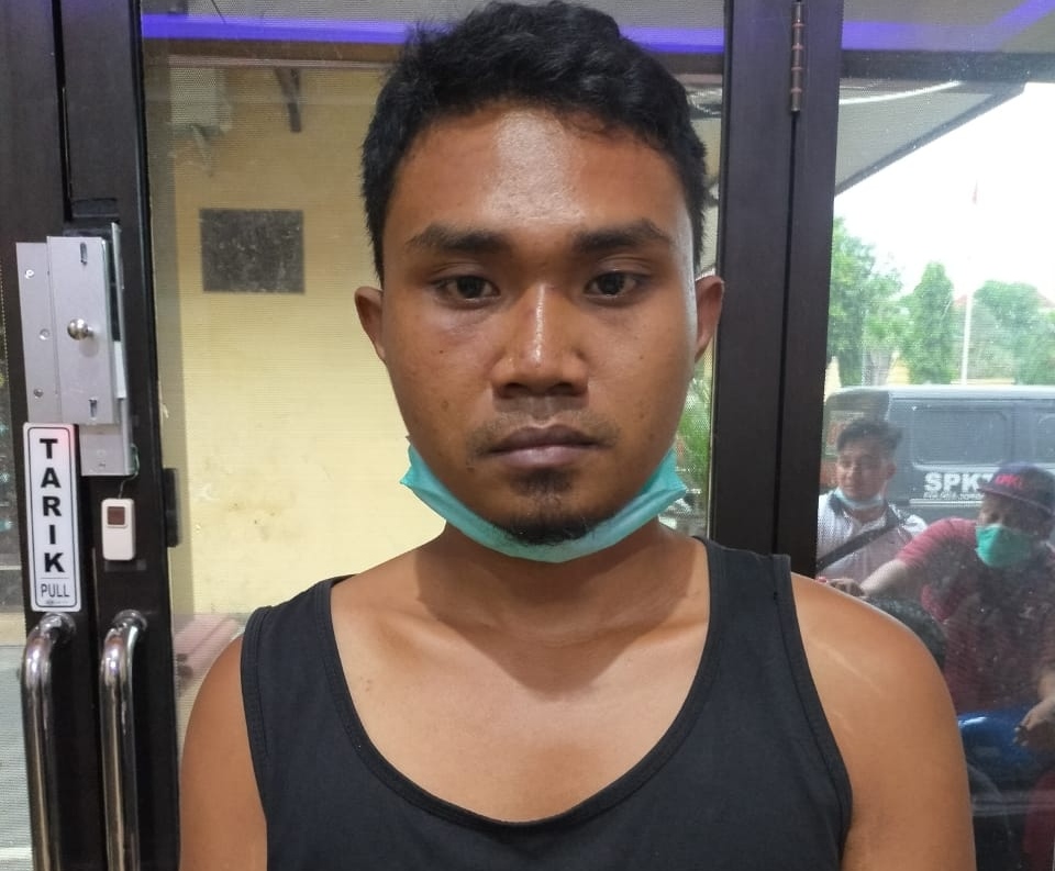 Pelaku jambret spesialis anak-anak di Jombang. SP/ M. Yusuf
