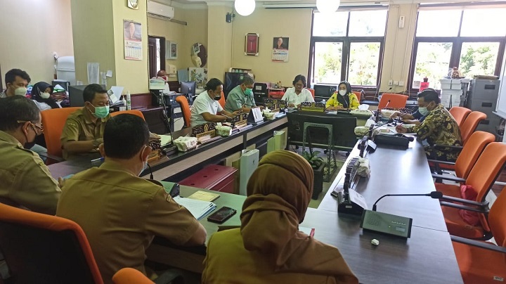 Hearing komisi A DPRD Surabaya. SP/Al Qomar