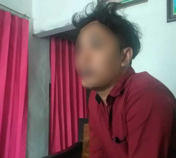 Andre saat dikonfirmasi di rumahnya. SP/Lim