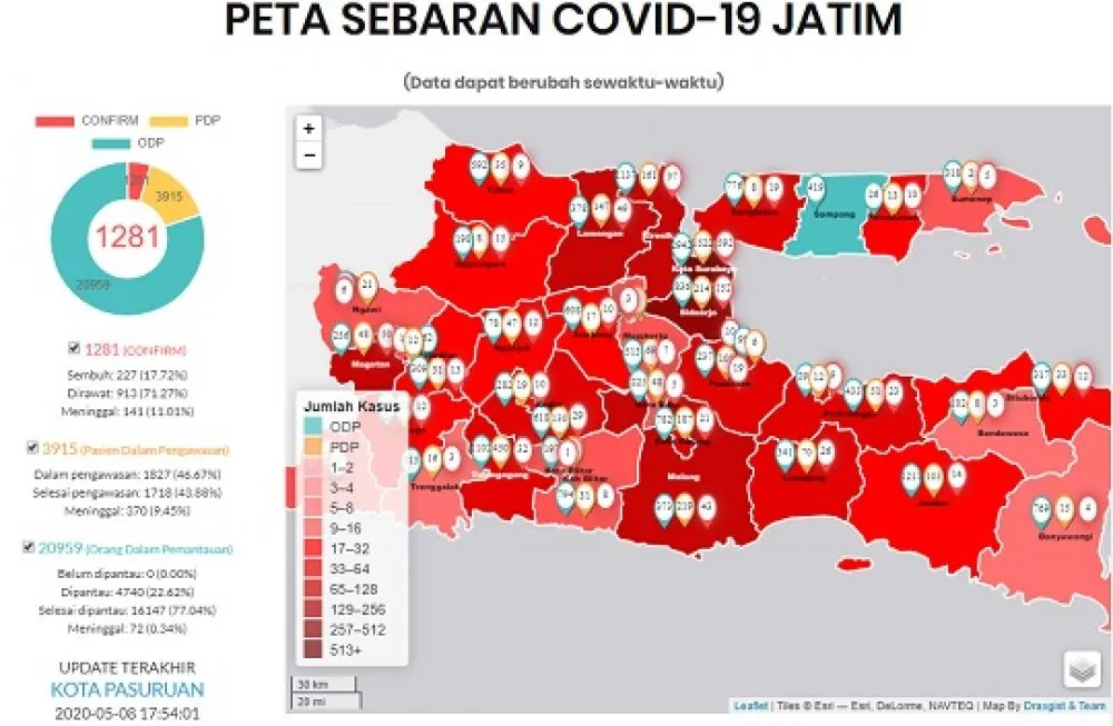 17 Pasien Sembuh, 8 Diantaranya asal Surabaya