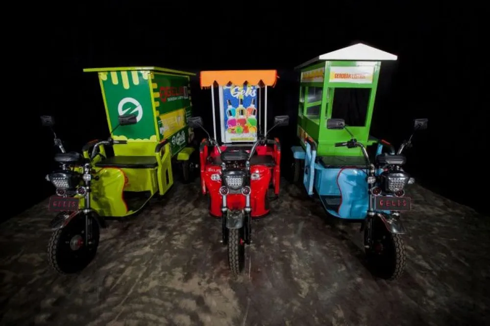 Gerobak Listrik UMKM Produk Anak Bangsa Siap Diluncurkan