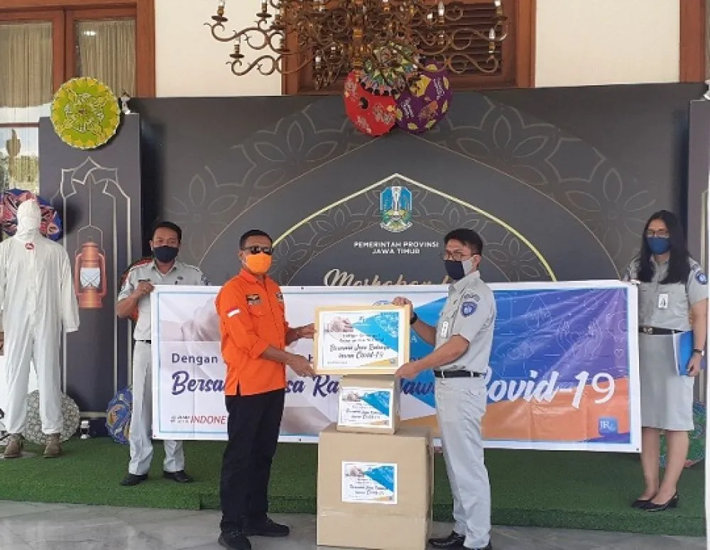 Jasa Raharja Serahkan APD kepada BPDB Jatim