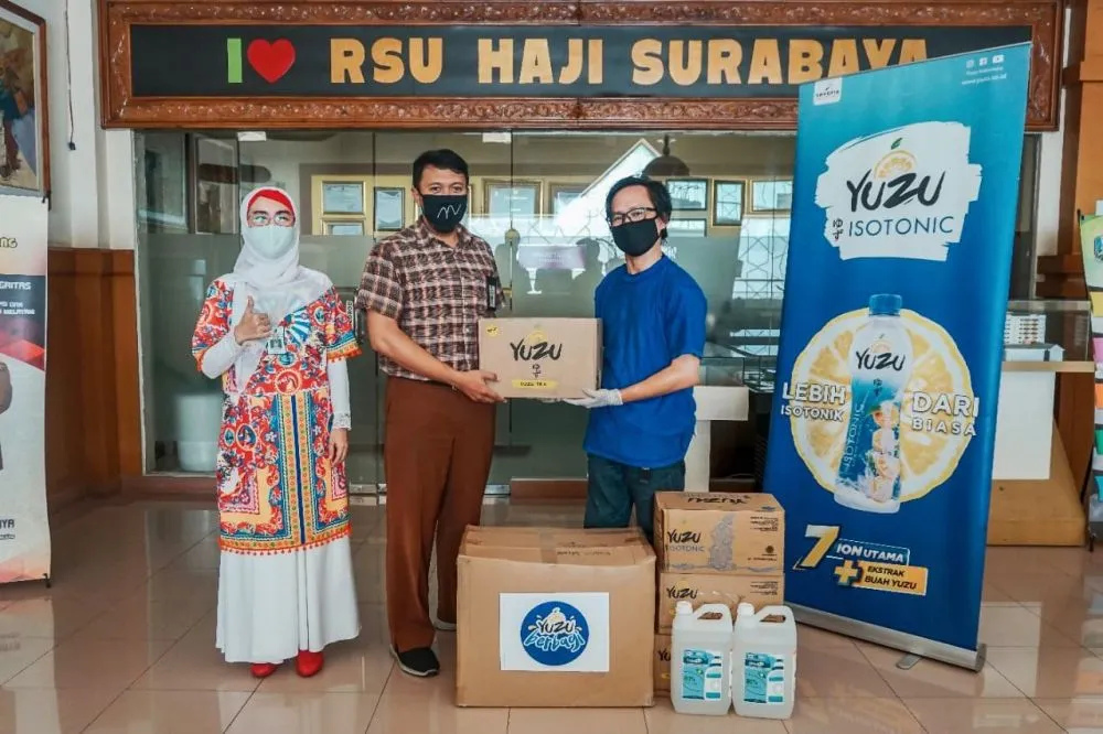 Perangi Covid-19, YUZU Indonesia Bantu Sejumlah RS di Surabaya