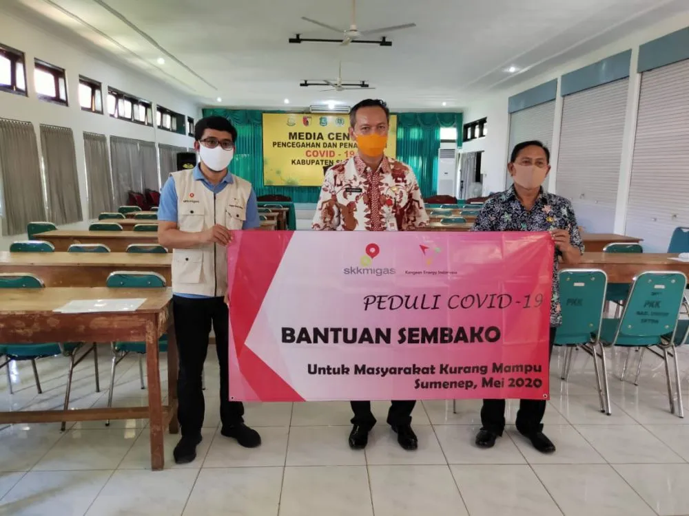 KKKS KEI Salurkan Bantuan 500 Paket Sembako ke Pemkab Sumenep