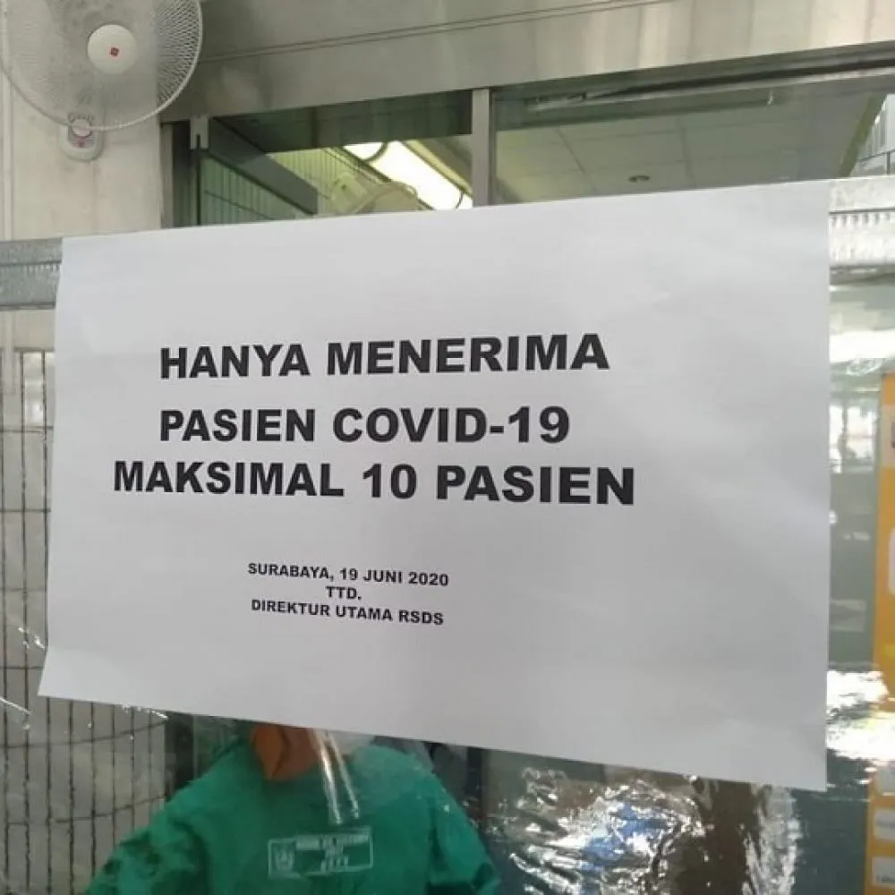 RSUD Soetomo Kuwalahan Pasien Covid-19