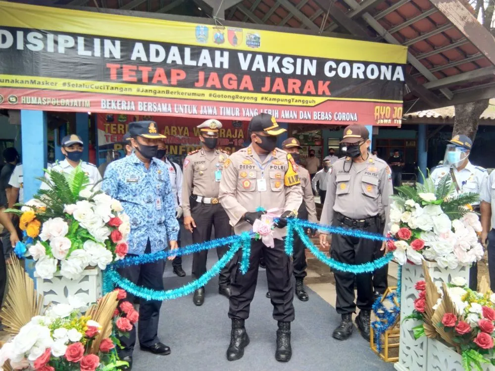 Terminal Tangguh, Kapolres Ingatkan Penumpang Disiplin Protokol Kesehatan