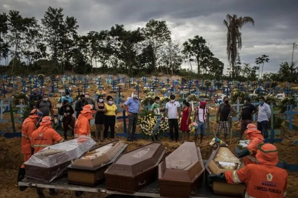 Brasil Capai 1 Juta Kasus Covid-19