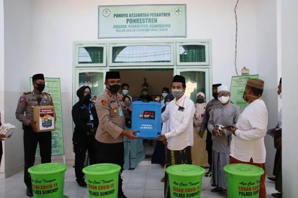 Polres Sumenep Bentuk Pesantren Tangguh Covid-19
