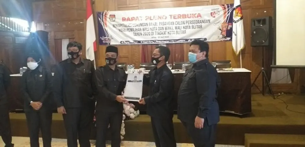 KPU Kota Blitar Gelar Rapat Pleno