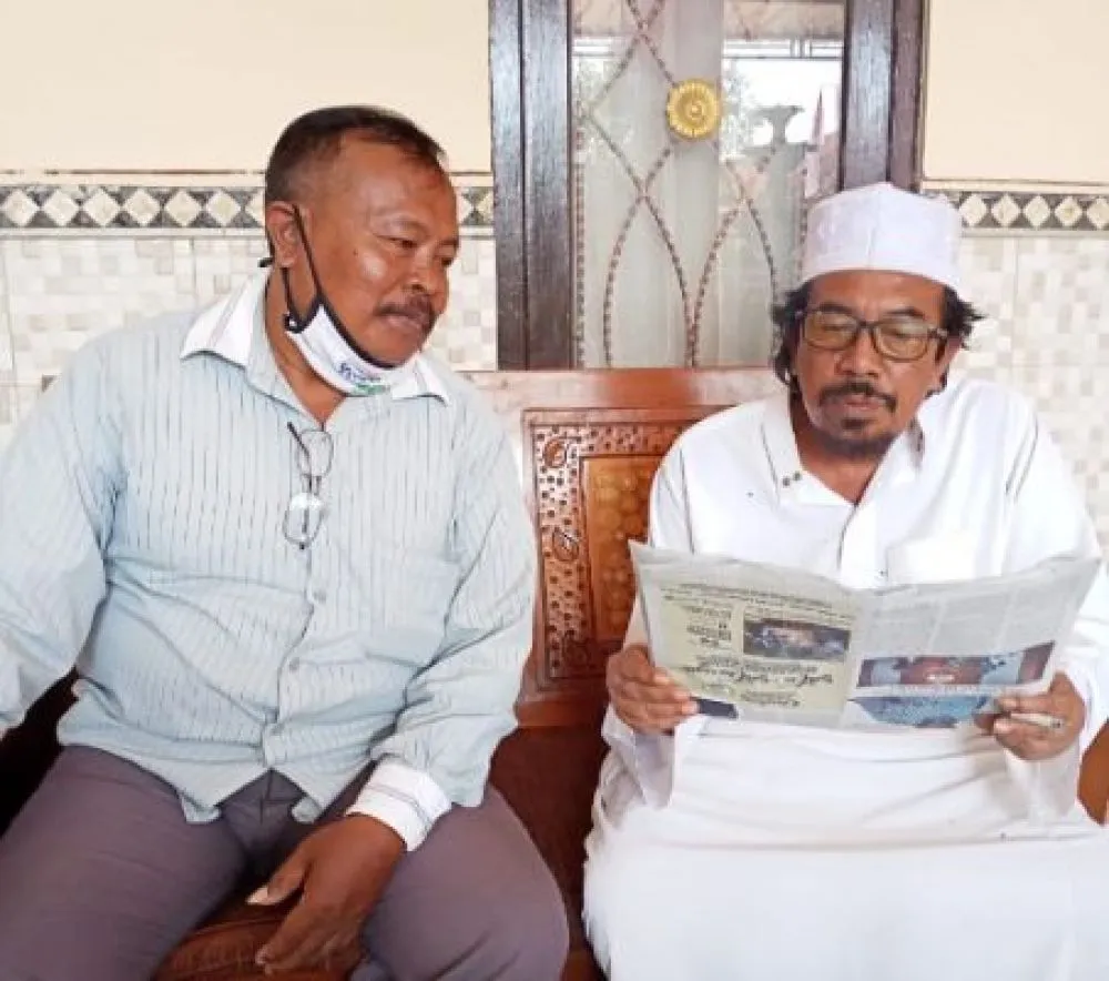 Kiai Sudahri Klaim,  Baru Sekali Dikunjungi Nyai Eva