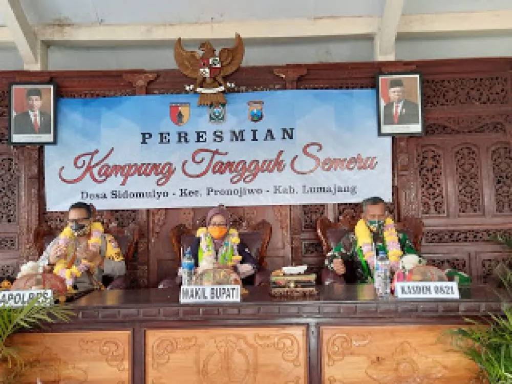 Wakil Bupati dan Kapolres Resmikan Kampung Tangguh