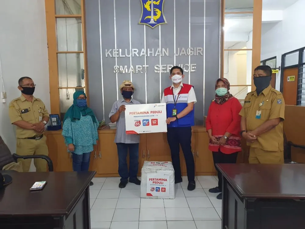 Kampung Tangguh Jagir, Bersama Pertamina Terus Lawan Pandemi