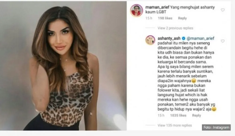 Ashanty Dihujat Kaum LGBT
