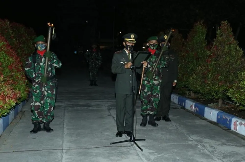 Forkopimda Lumajang Gelar Upacara Apel Kehormatan dan Renungan Suci