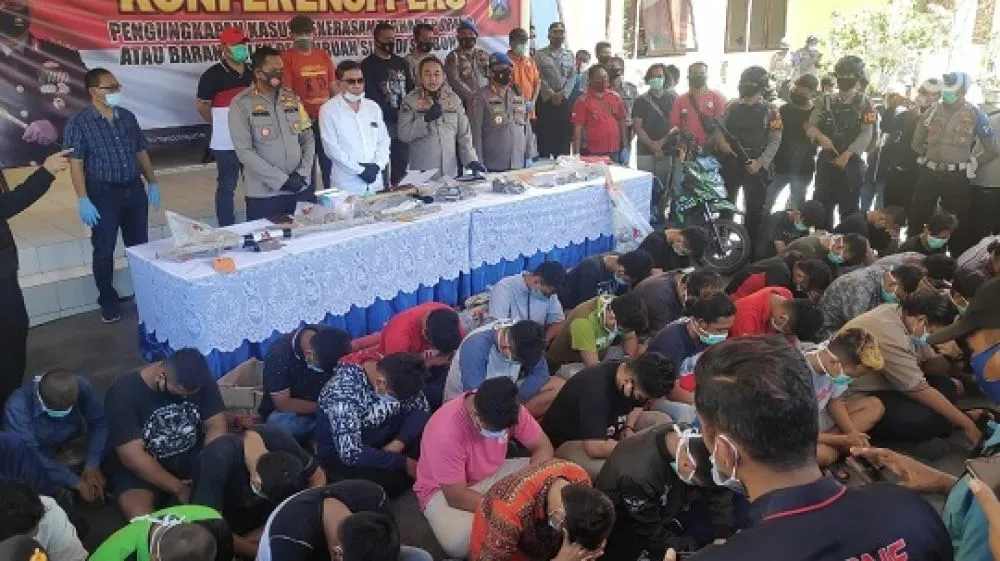 45 Anggota PSHT Ditetapkan Tersangka Kerusuhan di Situbondo