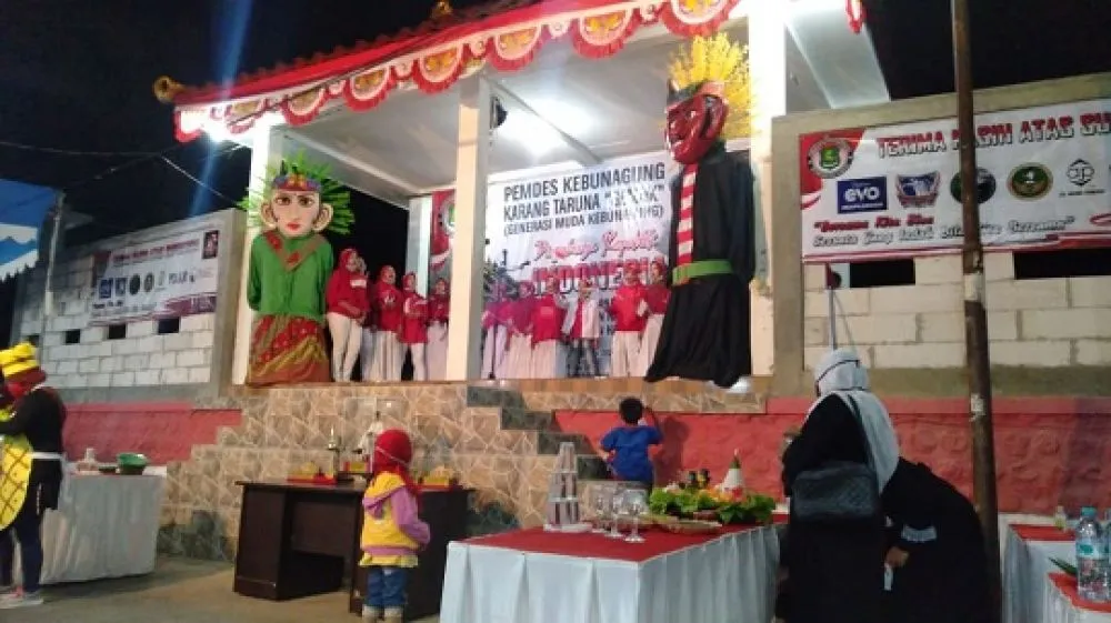 Pemdes Kartar Desa Kebunagung, Gelar Pentas Seni