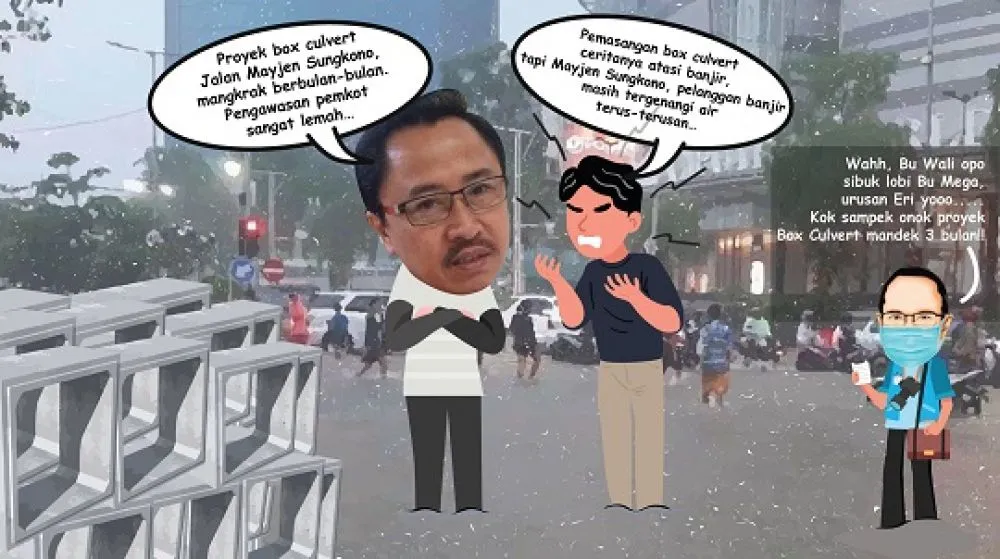 Warga Pertanyakan Fungsi Box Culvert Mayjen Sungkono