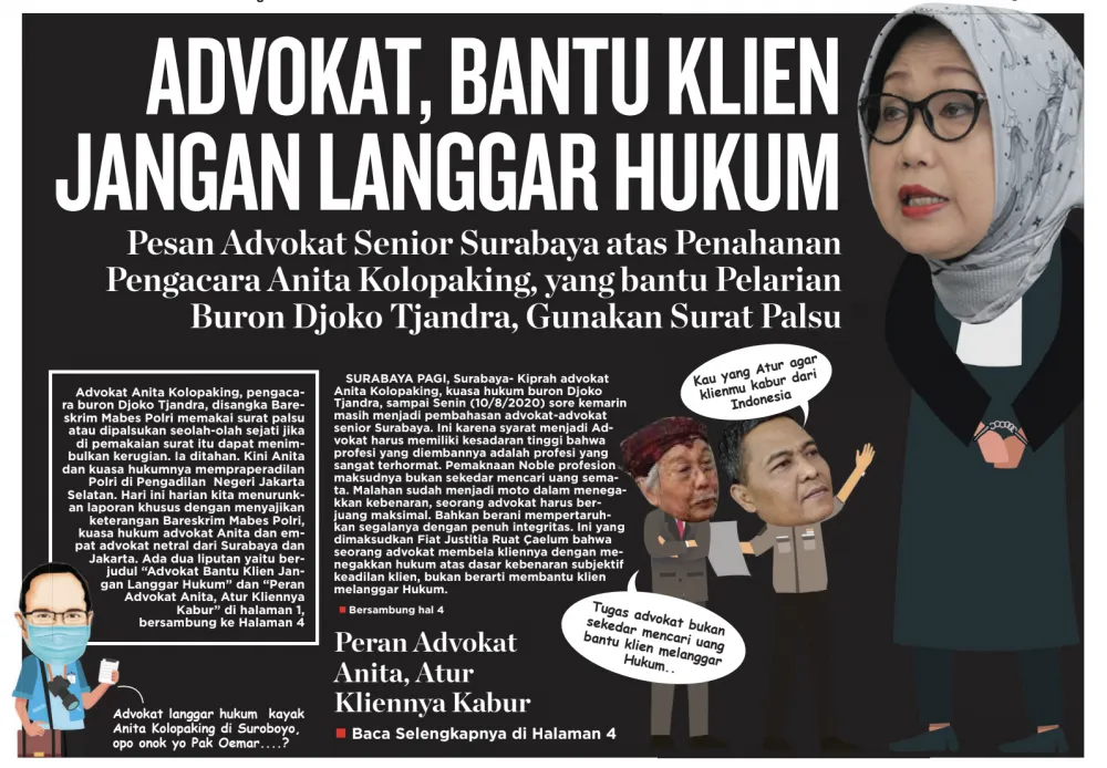 Advokat, Bantu Klien Jangan Langgar Hukum