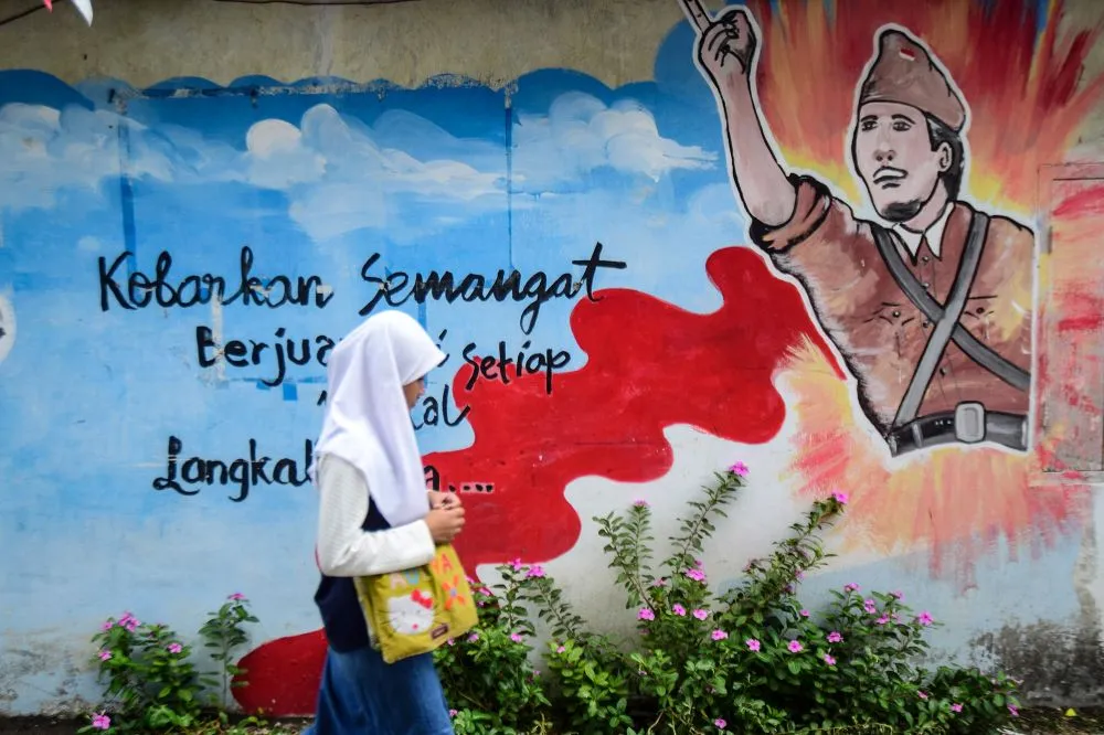FOTO : Semarak Menyambut HUT RI ke - 75 di Perkampungan