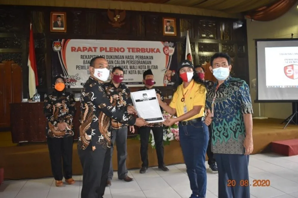 Pilwali Blitar, KPU Pastikan Dua Bapaslon Independen Tidak Lolos